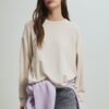 Camisola básica de toque suave Camisola básica de toque suave