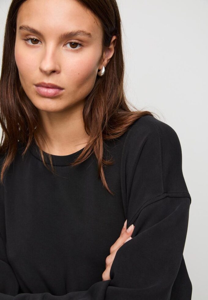 Camisola básica de toque suave Camisola básica de toque suave