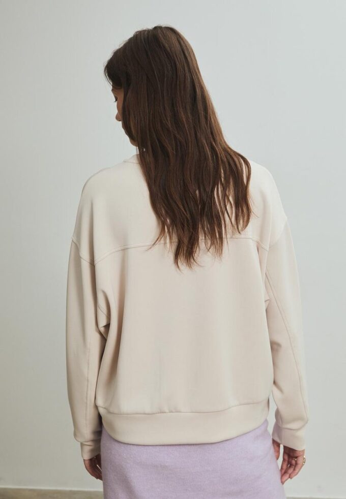 Camisola básica de toque suave Camisola básica de toque suave