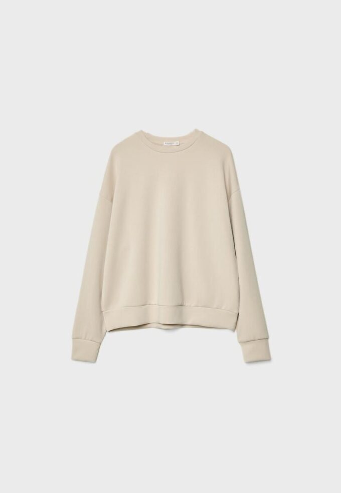 Camisola básica de toque suave Camisola básica de toque suave