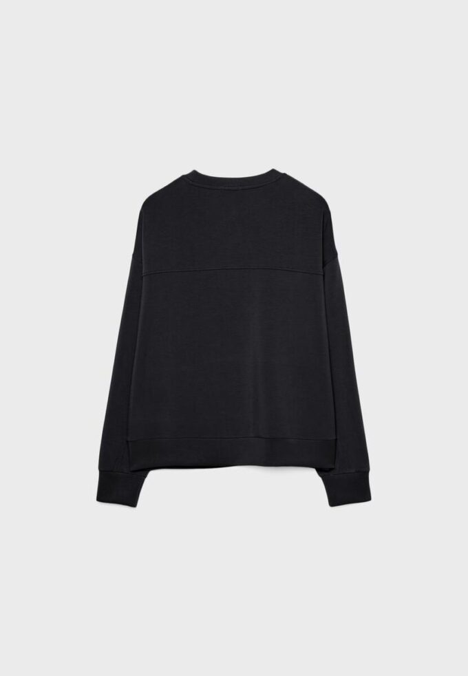Camisola básica de toque suave Camisola básica de toque suave