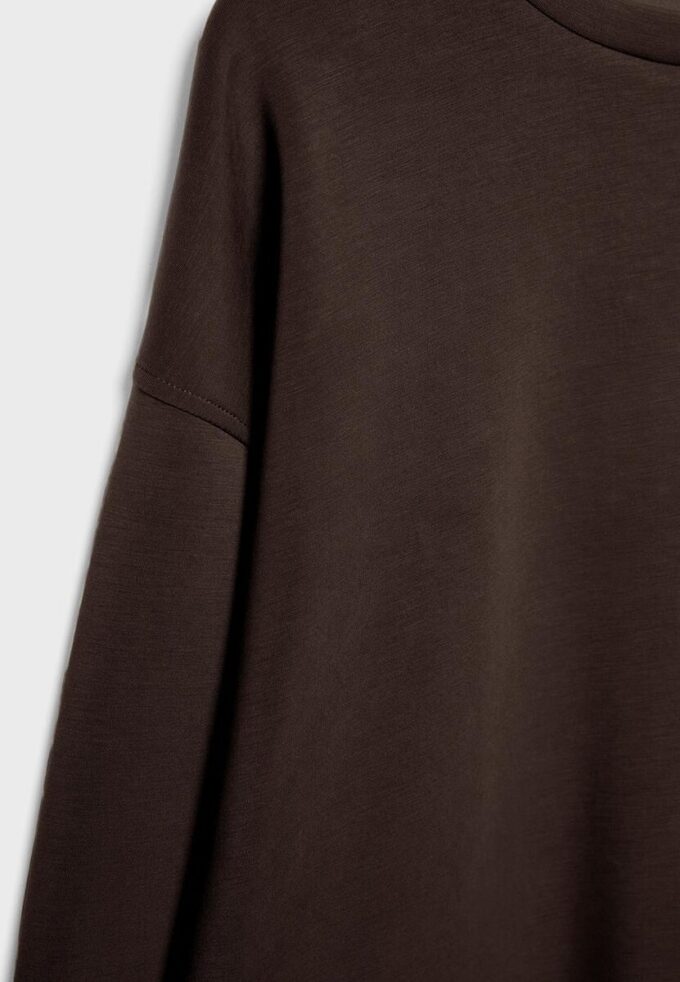 Camisola básica de toque suave Camisola básica de toque suave