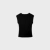 Camisola básica justa com franzido Camisola básica justa com franzido