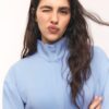 Camisola com fecho de correr e toque suave Camisola com fecho de correr e toque suave