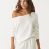 Camisola com ombros descobertos e toque suave Camisola com ombros descobertos e toque suave