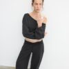 Camisola Curta com Efeito Desbotado Camisola Curta com Efeito Desbotado
