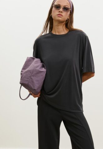 Camisola de gola alta Oversize de toque suave
