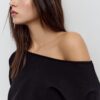 Camisola de malha assimétrica Camisola de malha assimétrica