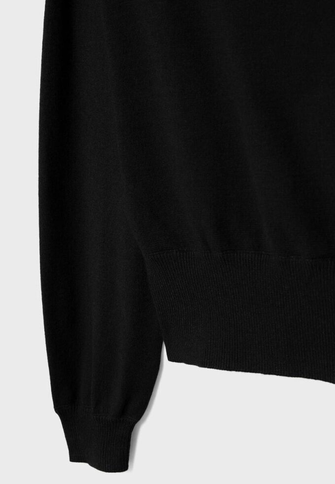 Camisola de malha assimétrica Camisola de malha assimétrica