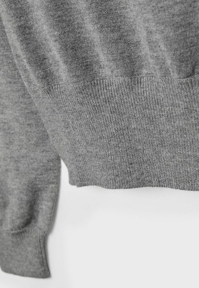 Camisola de malha assimétrica Camisola de malha assimétrica