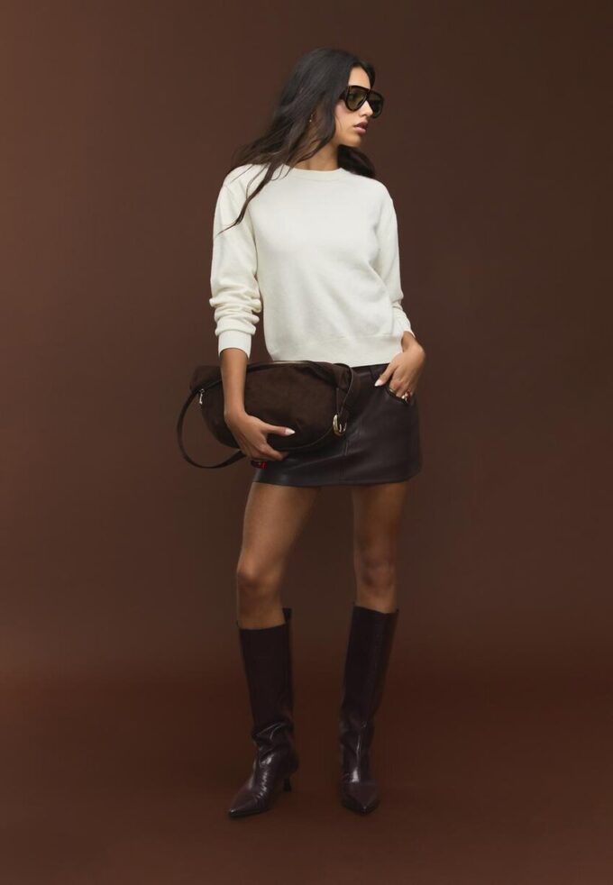 Camisola de malha básica de Toque suave