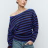 Camisola de malha com Toque suave e decote em barco Camisola de malha com Toque suave e decote em barco