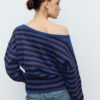 Camisola de malha com Toque suave e decote em barco Camisola de malha com Toque suave e decote em barco