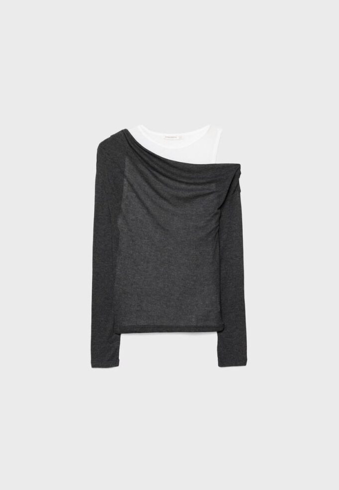 Camisola Dupla Assimétrica Camisola Dupla Assimétrica