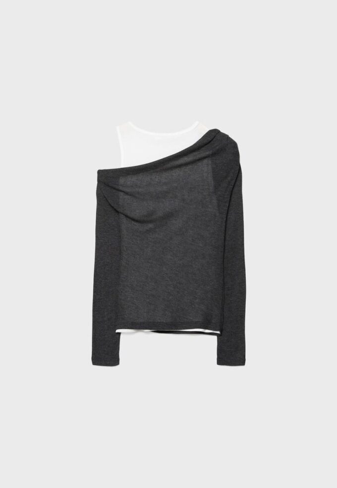 Camisola Dupla Assimétrica Camisola Dupla Assimétrica