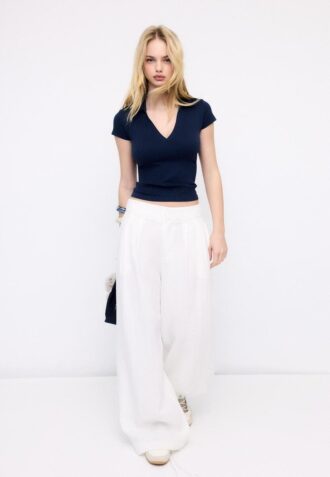 Camisola Polo Básica Seamless