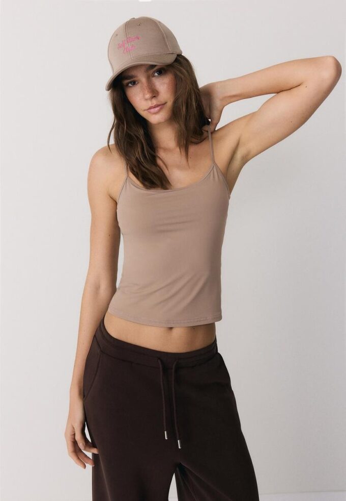 Camisola sem mangas básica Camisola sem mangas básica