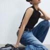 Camisola sem mangas básica