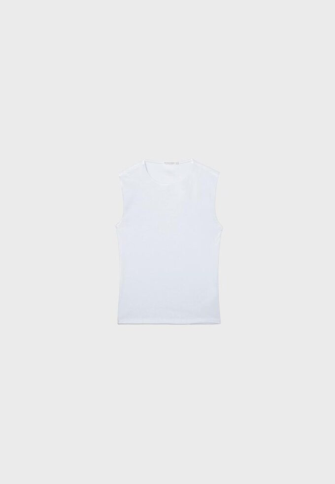 Camisola sem mangas básica