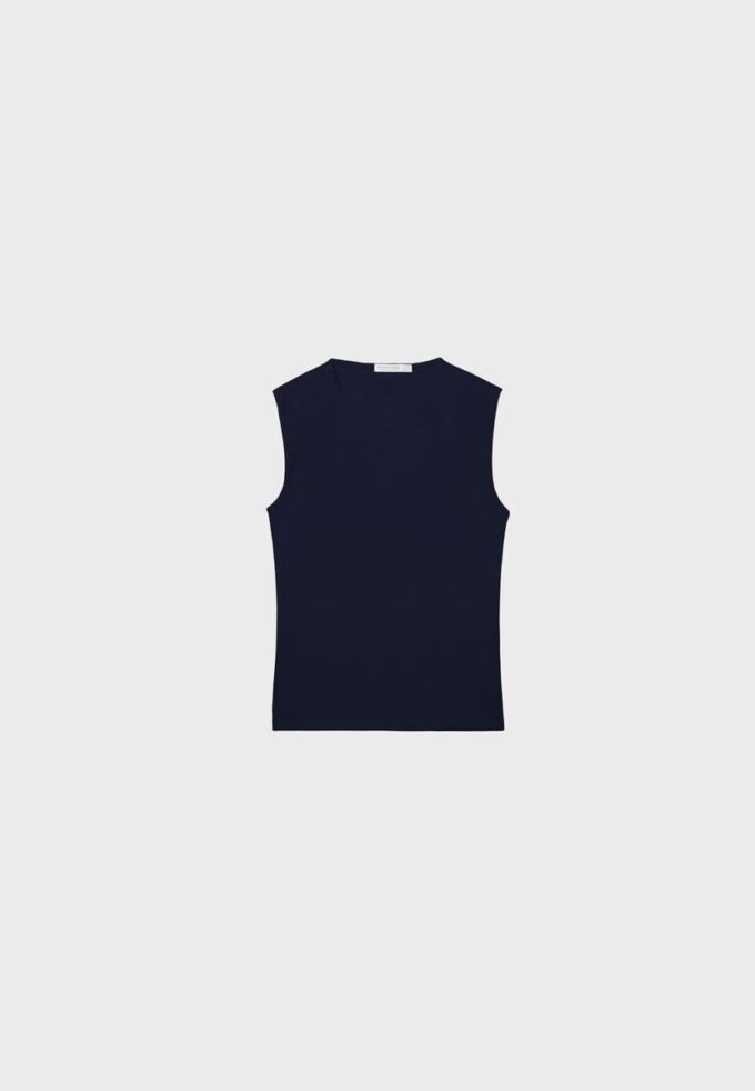 Camisola sem mangas básica Camisola sem mangas básica