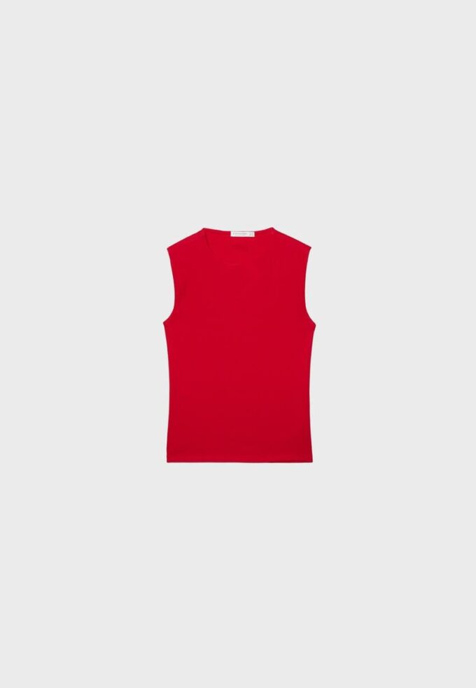 Camisola sem mangas básica Camisola sem mangas básica