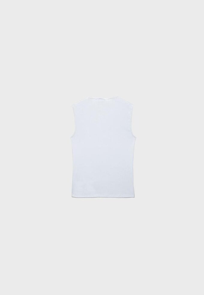 Camisola sem mangas básica