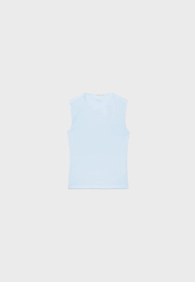 Camisola sem mangas básica