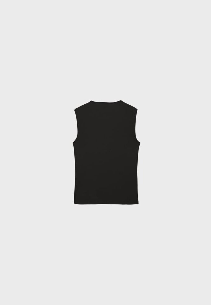 Camisola sem mangas básica