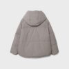 Casaco acolchoado oversize com capuz