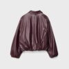 Casaco bomber acolchoado com efeito de pele Casaco bomber acolchoado com efeito de pele