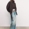 Casaco bomber oversize de toque suave Casaco bomber oversize de toque suave