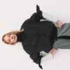 Casaco bomber oversize de toque suave Casaco bomber oversize de toque suave