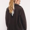 Casaco bomber oversize de toque suave Casaco bomber oversize de toque suave