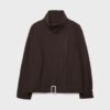 Casaco bomber oversize de toque suave Casaco bomber oversize de toque suave