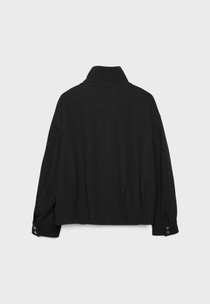 Casaco bomber oversize de toque suave Casaco bomber oversize de toque suave