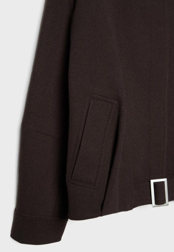 Casaco bomber oversize de toque suave Casaco bomber oversize de toque suave