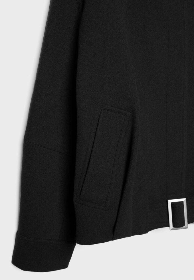 Casaco bomber oversize de toque suave Casaco bomber oversize de toque suave