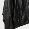 Casaco de couro oversize