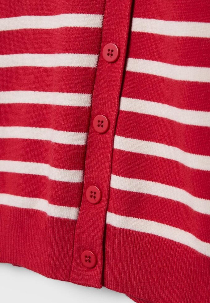 Casaco de malha com botões e mangas raglan Casaco de malha com botões e mangas raglan