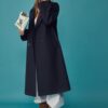 Casaco longo Oversize de toque suave Casaco longo Oversize de toque suave