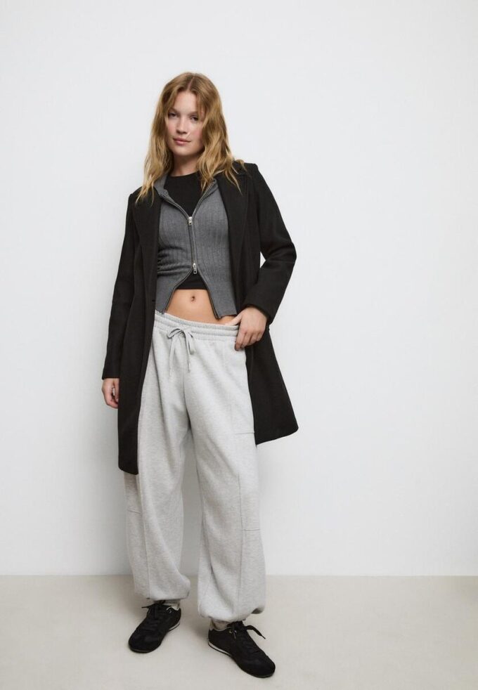 Casaco Midi com Botões e Toque Suave Casaco Midi com Botões e Toque Suave
