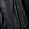 Casaco Oversize com Aba 100% Pele