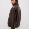 Casaco Oversize com Efeito de Pele Casaco Oversize com Efeito de Pele