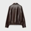 Casaco Oversize com Efeito de Pele Casaco Oversize com Efeito de Pele