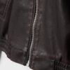 Casaco Oversize com efeito de pele lavada Casaco Oversize com efeito de pele lavada