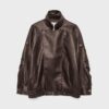Casaco Oversize de Imitação de Pele com Lapelas Casaco Oversize de Imitação de Pele com Lapelas