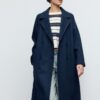 Casaco Trench de Toque Suave Casaco Trench de Toque Suave