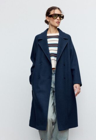 Casaco Trench de Toque Suave