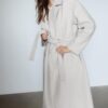 Casaco Trench de Toque Suave Casaco Trench de Toque Suave