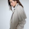 Casaco Trench de Toque Suave Casaco Trench de Toque Suave